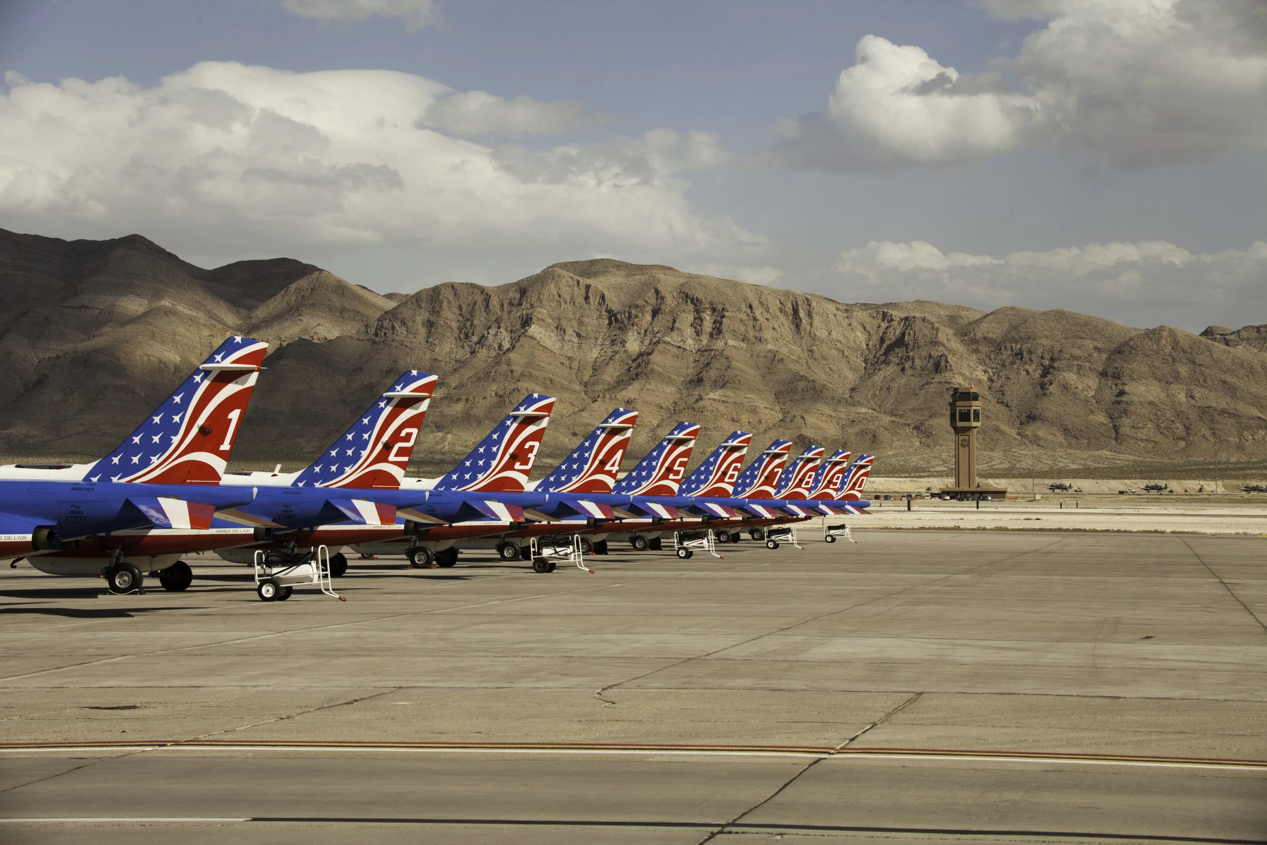 Nellis Air Force Base . Nevada Desert