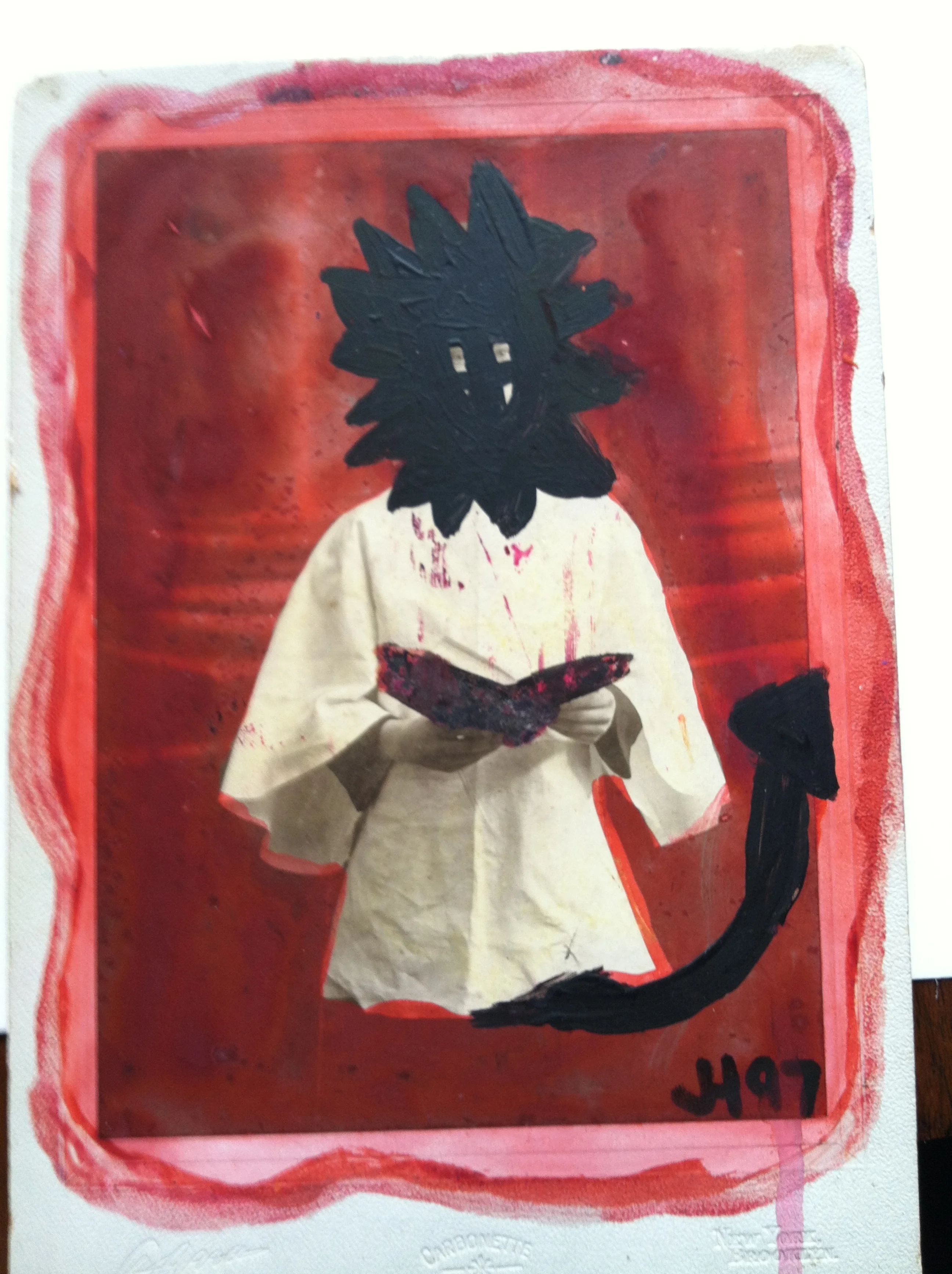 Cabinet Card Altar Boy