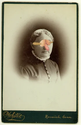Cabinet Card penis nose 1