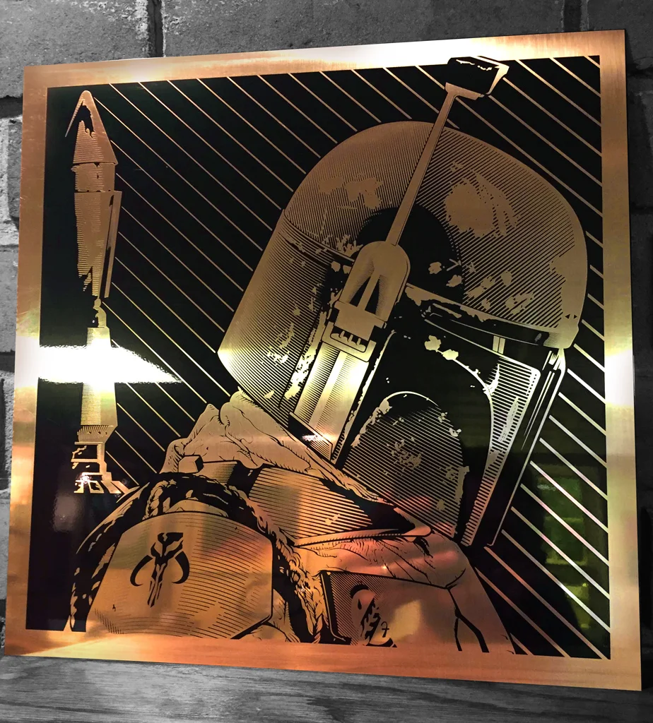 Boba Fett (Brass Engraving)