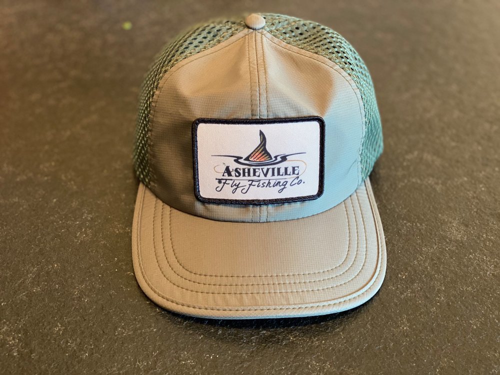 Asheville Fly Fishing Company Patch Hat - Olive