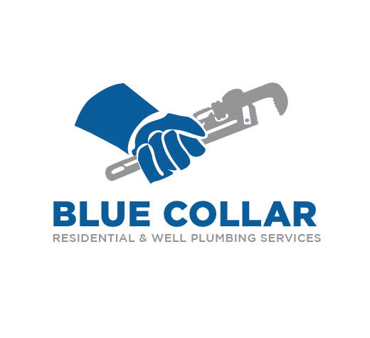 Vertical and Facebook version of Blue Collar Plumbing Brand