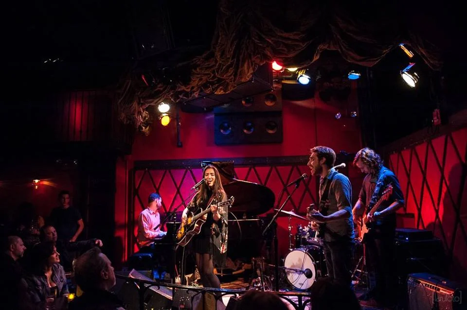 Raye Zaragoza live at Rockwood music Hall. Photo courtesy of Larufoto