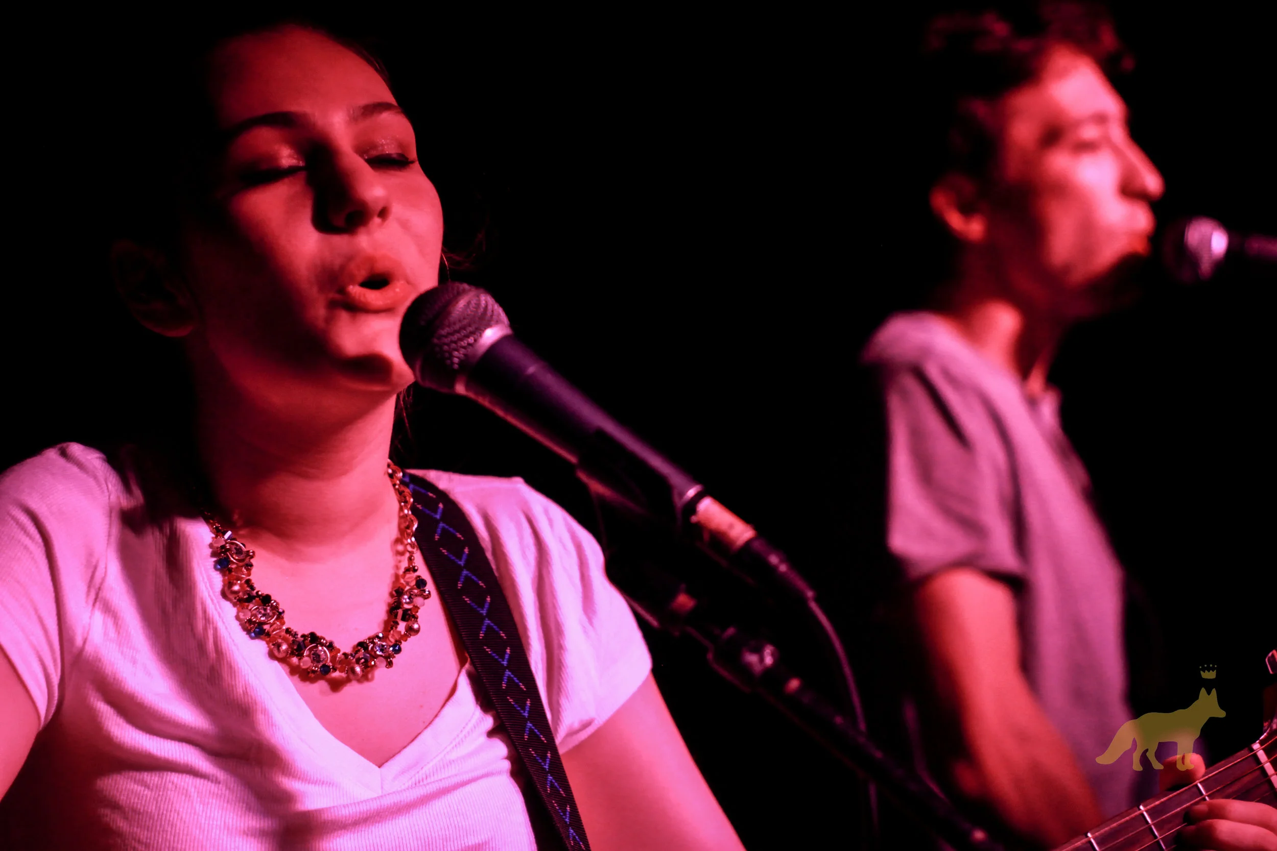 Katie Zaccardi crooning the night away at our #WomenInRock show. Photo courtesy of Kevin Vallejos.