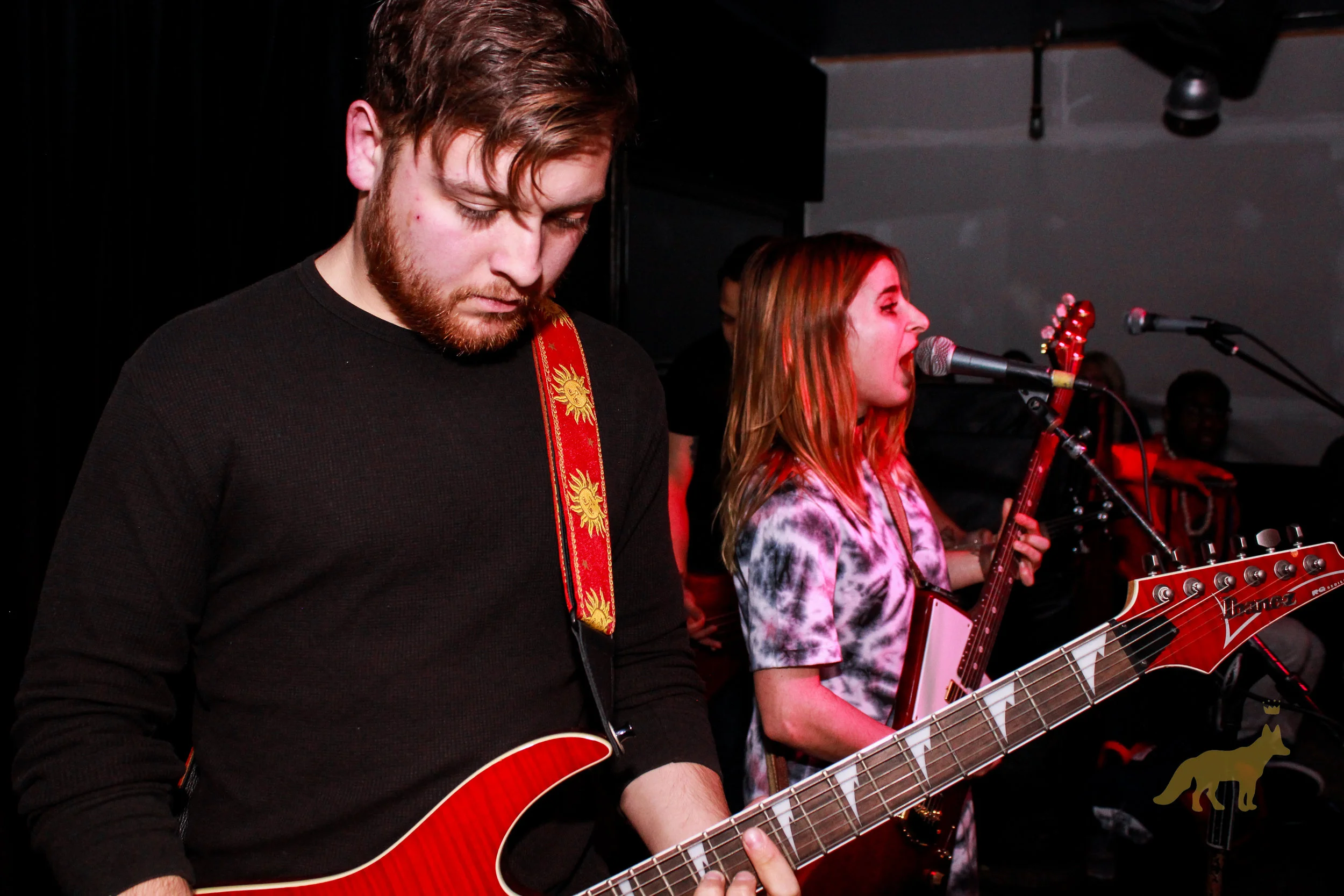 Nick Quilles on bass and Danielle Minch at the mic. Photo courtesy of Kevin Vallejos.