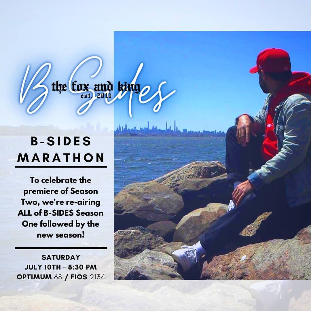 📺 To celebrate the second season of our Bronx-based music docu-series, B-SIDES, @bronxnettv is hosting an Official B-SIDES Marathon this Saturday, 8:30pm, featuring every episode so far back-to-back 🤘🏼 If you can't wait, watch them + the full uned