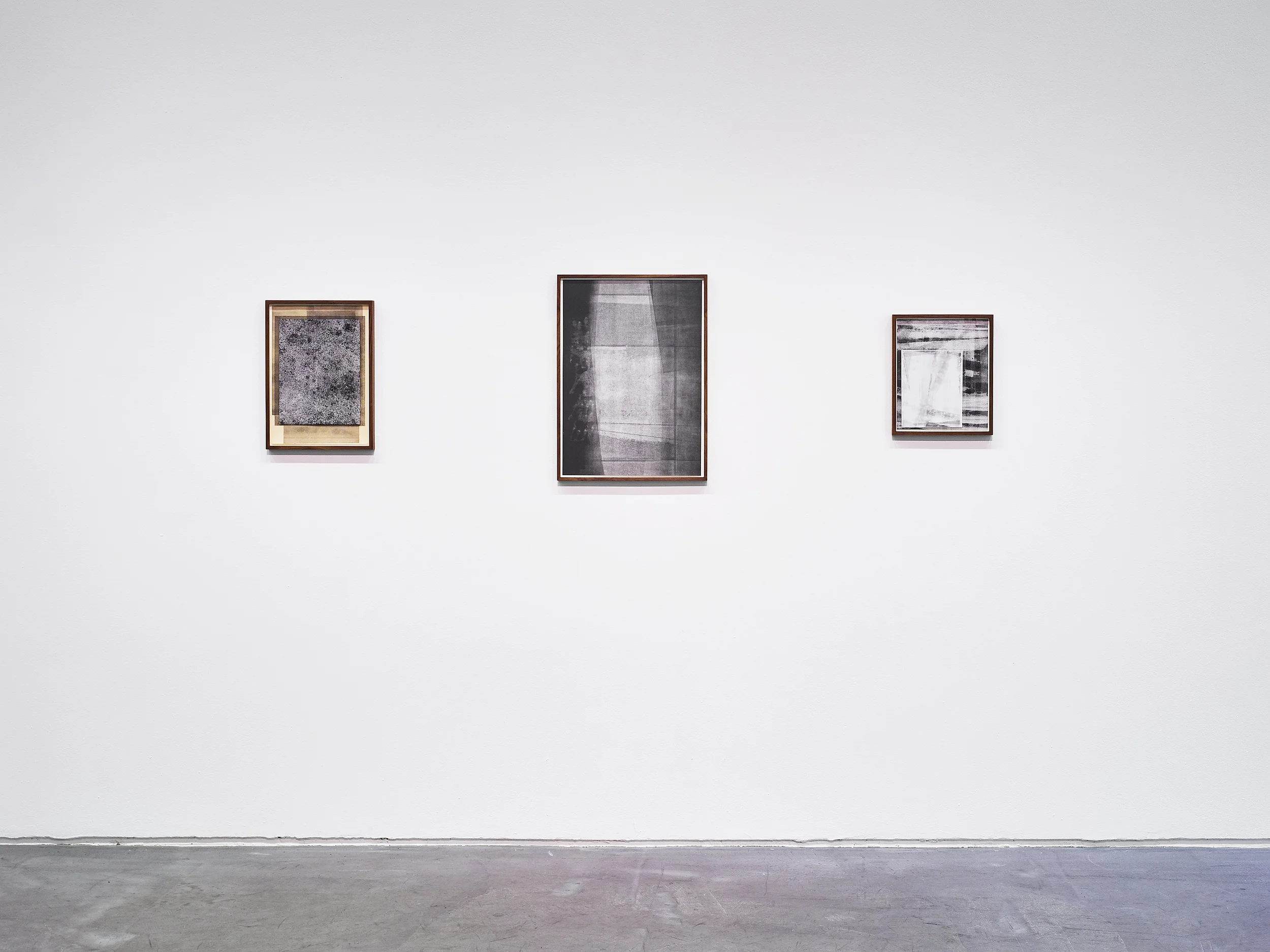Untitled, 2014, Watercolour, monoprint on paper 453 x 326 mm Untitled, 2014, Pencil, monoprint on paper 625 x 456 mm Untitled, 2014, Monoprint on paper 365 x 305 mm Photo Ros Kavanagh