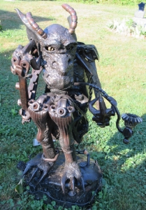 "Contemplation" by Rocco Caradonna, welded metal