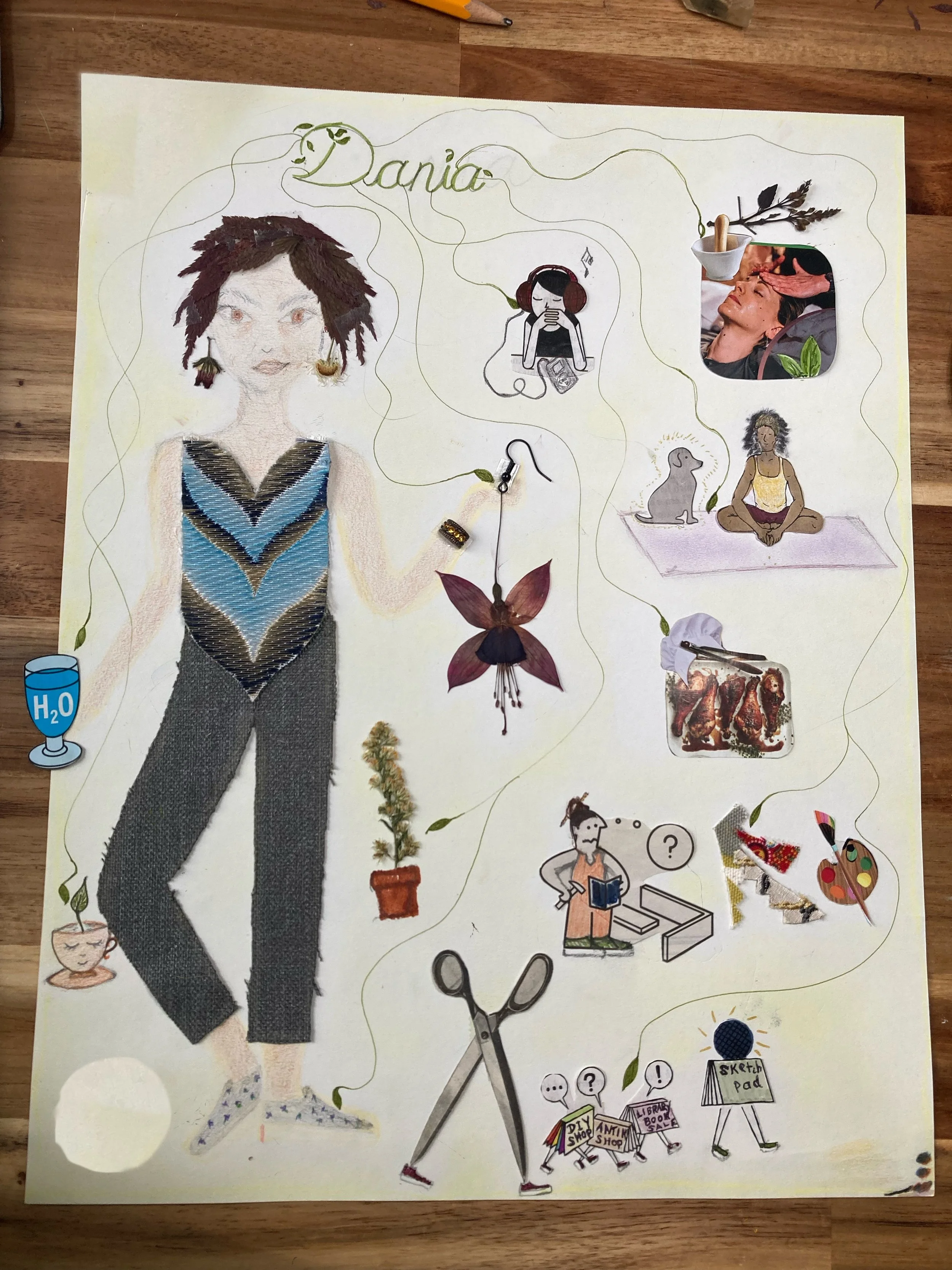 Mixed-Media Collage: From Loss to Gratitude with Dania Jones - Fall 2