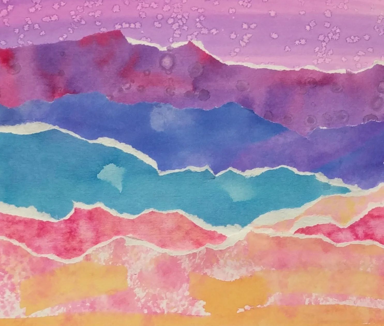Painted Paper Collage with Katy Rhodebeck - Fall 1 (Mondays)