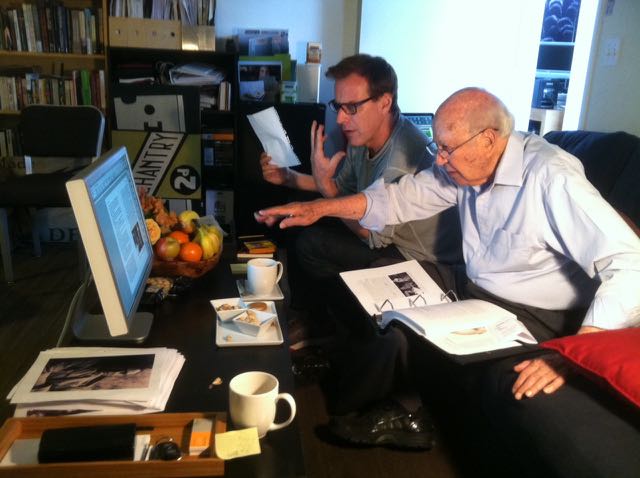 Carl Reiner & Lawrence O'Flahavan discuss the layout for Carl's iBook experience on his new memoir... which will have embedded video, music and photos. The ultimate entertainment memoir... "Working with Carl has redefined my idea of aging, laughter it seems is his daily medicine. He makes 90 look like 60." -Lawrence O'Flahavan