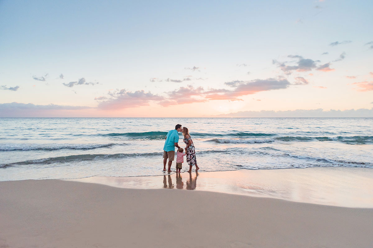 Waikoloa Sunset Beach Family Photographer Hawaii