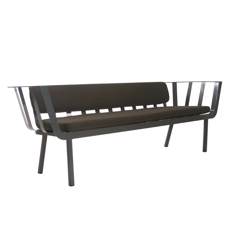 California Gold Sierra Sofa - Battleship Gray