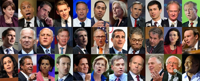 2020 Democratic presidential candidates list