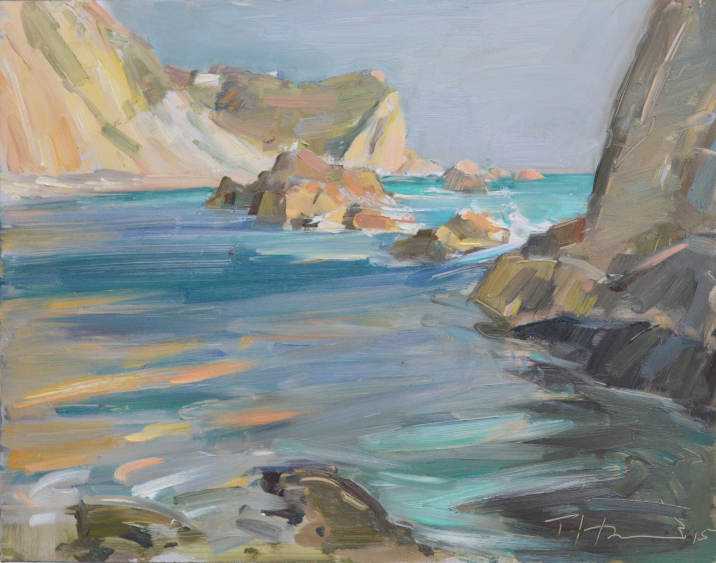 Man of War, Oil on Aluminium
