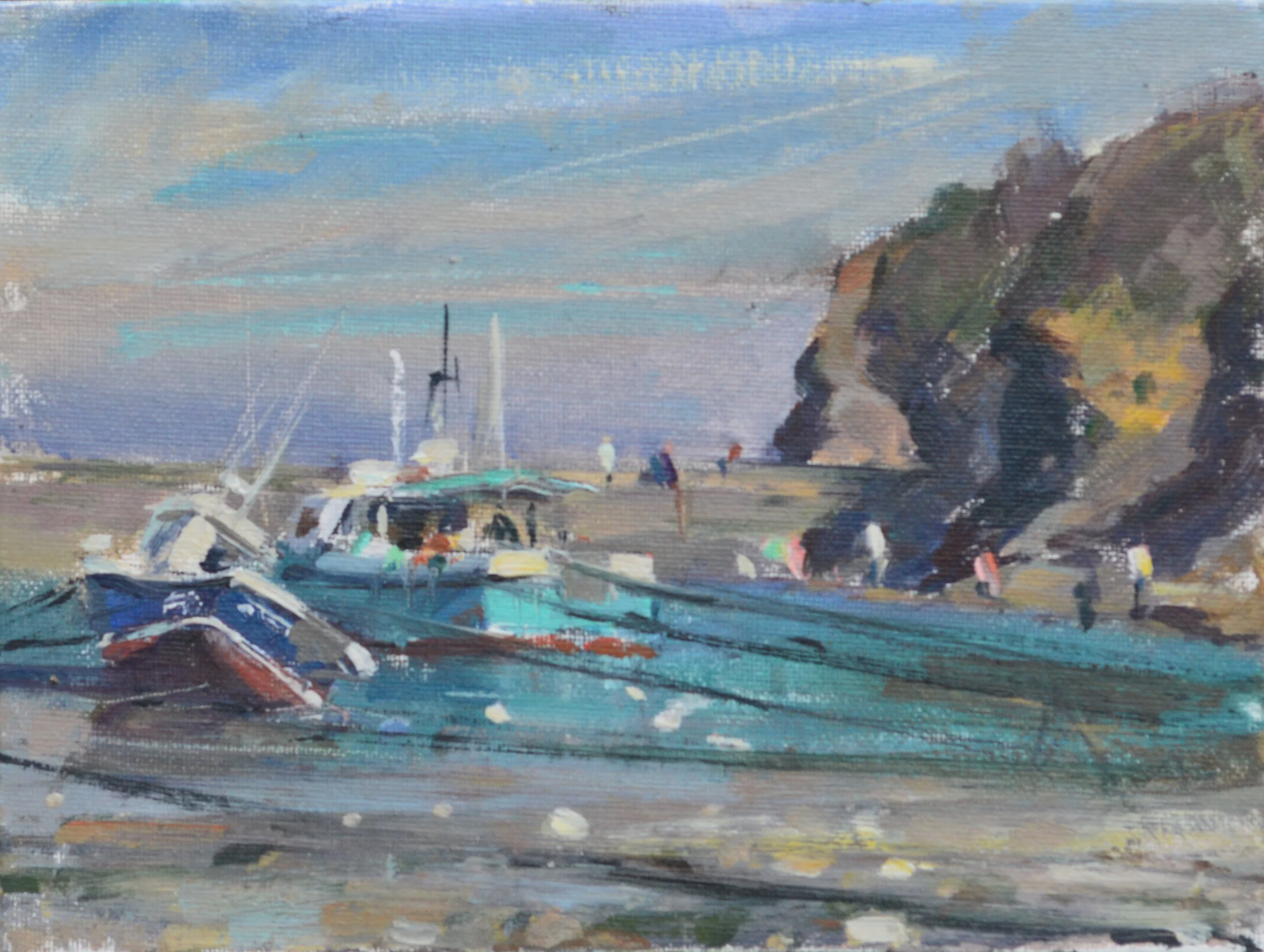 Boats at Port Isaac