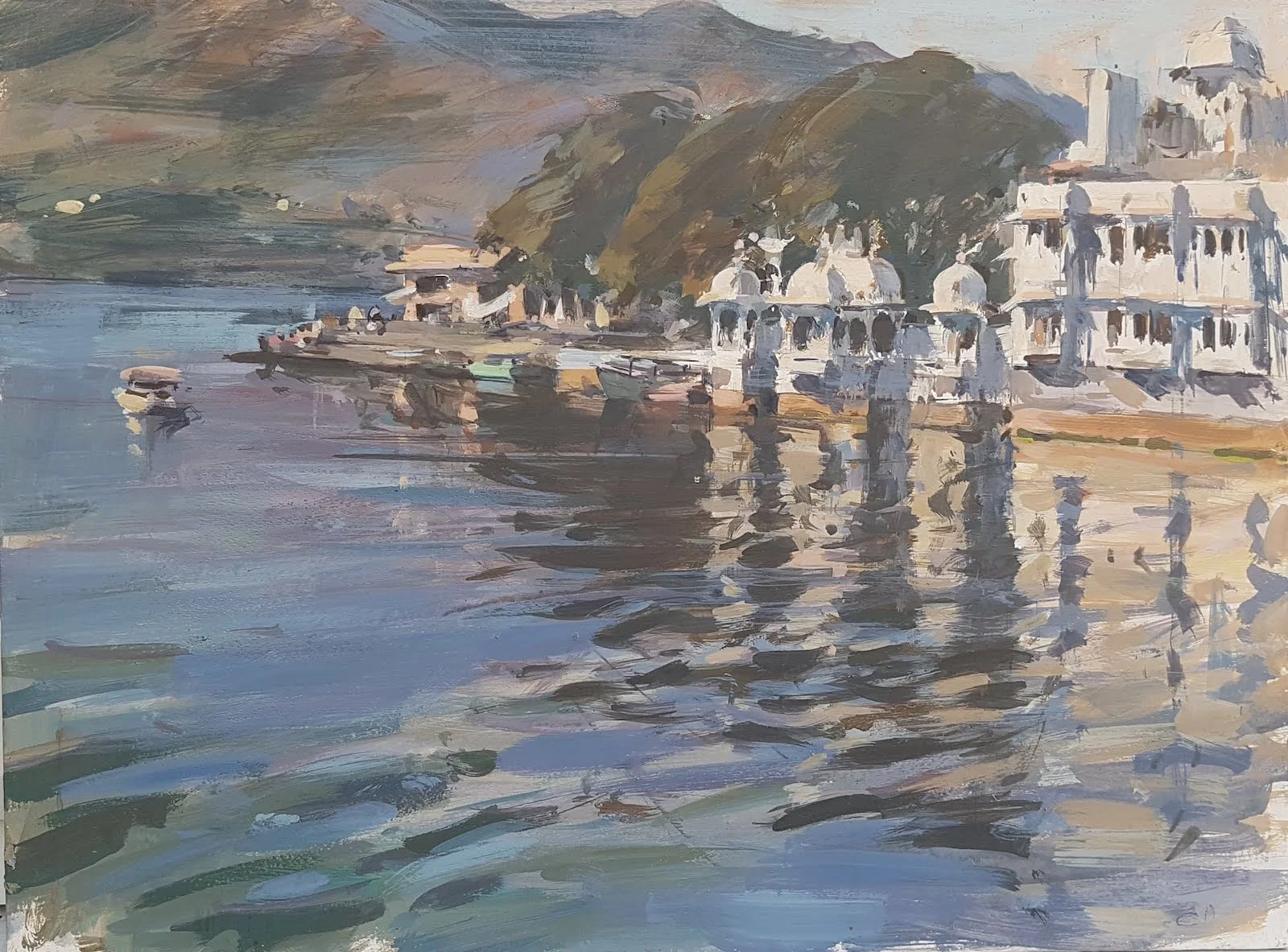 Lake Pichola, morning. .jpg