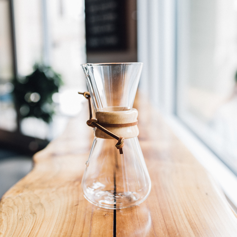 CHEMEX GLASS HANDLE BREWER - 1-3 CUP — Insight Coffee