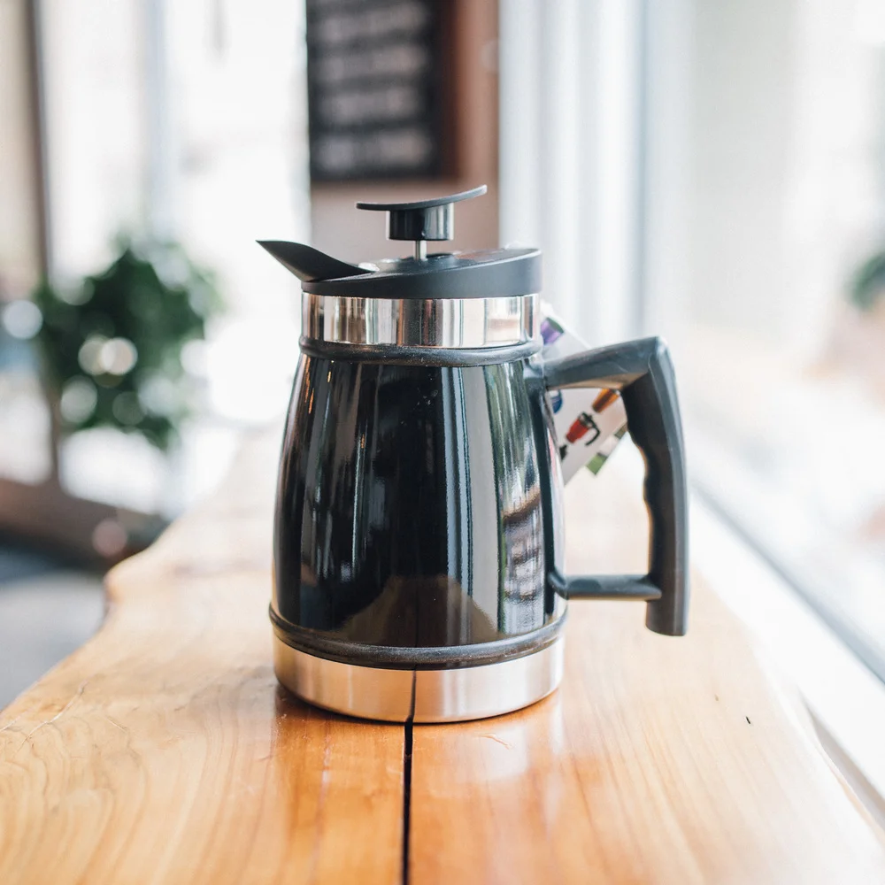 32oz Metal French Press — Insight Coffee Roasters