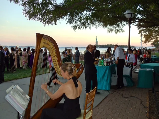 Wedding reception at Ellis Island