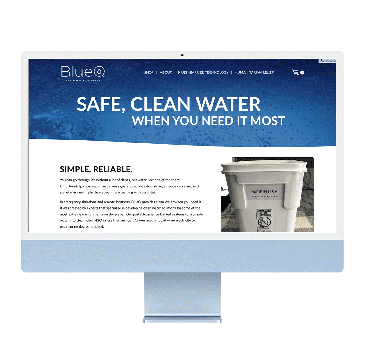 BlueQ Website