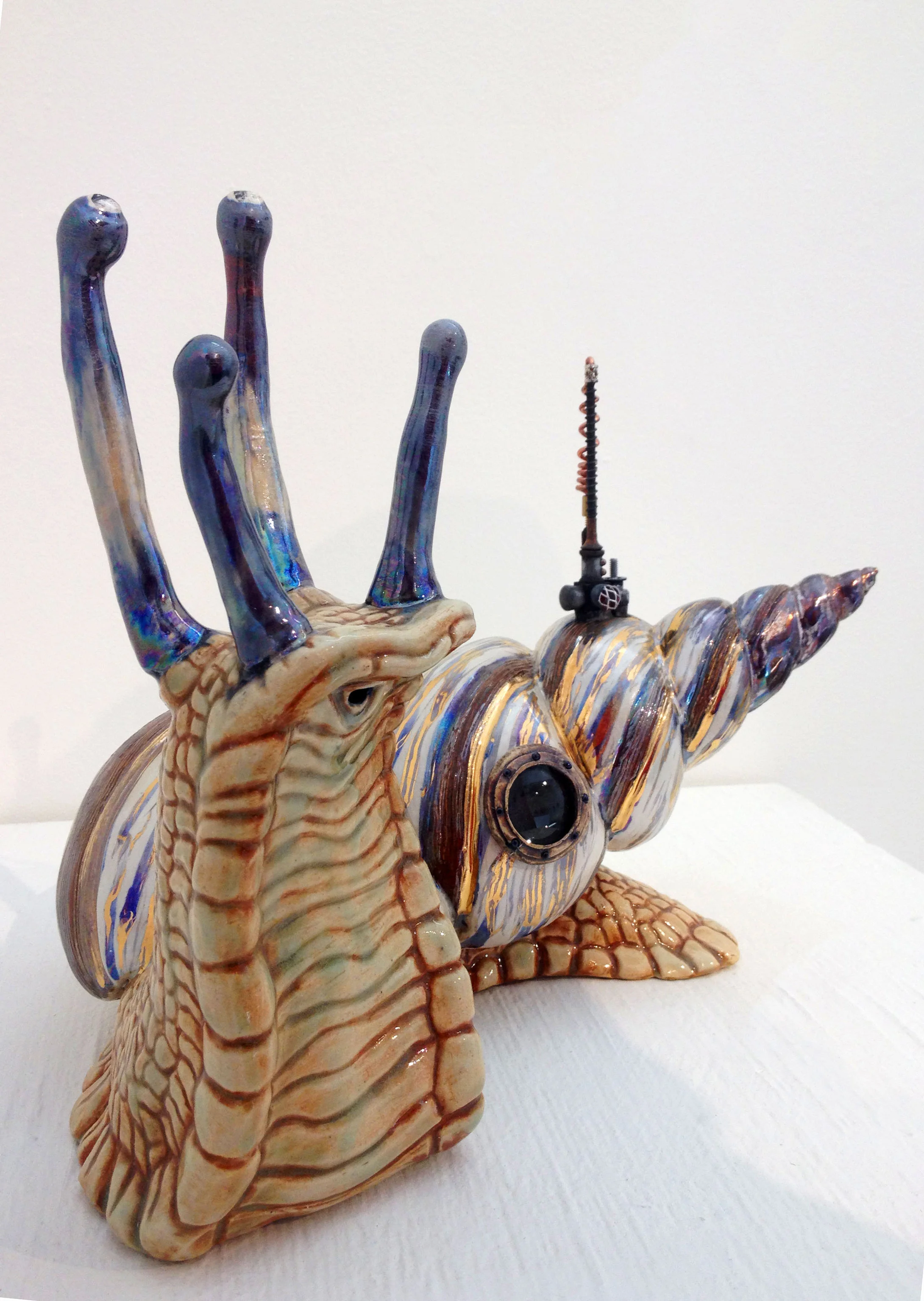 U.S.S. Endurance | Ceramic, glaze, luster, mixed media, 2015, Private collection
