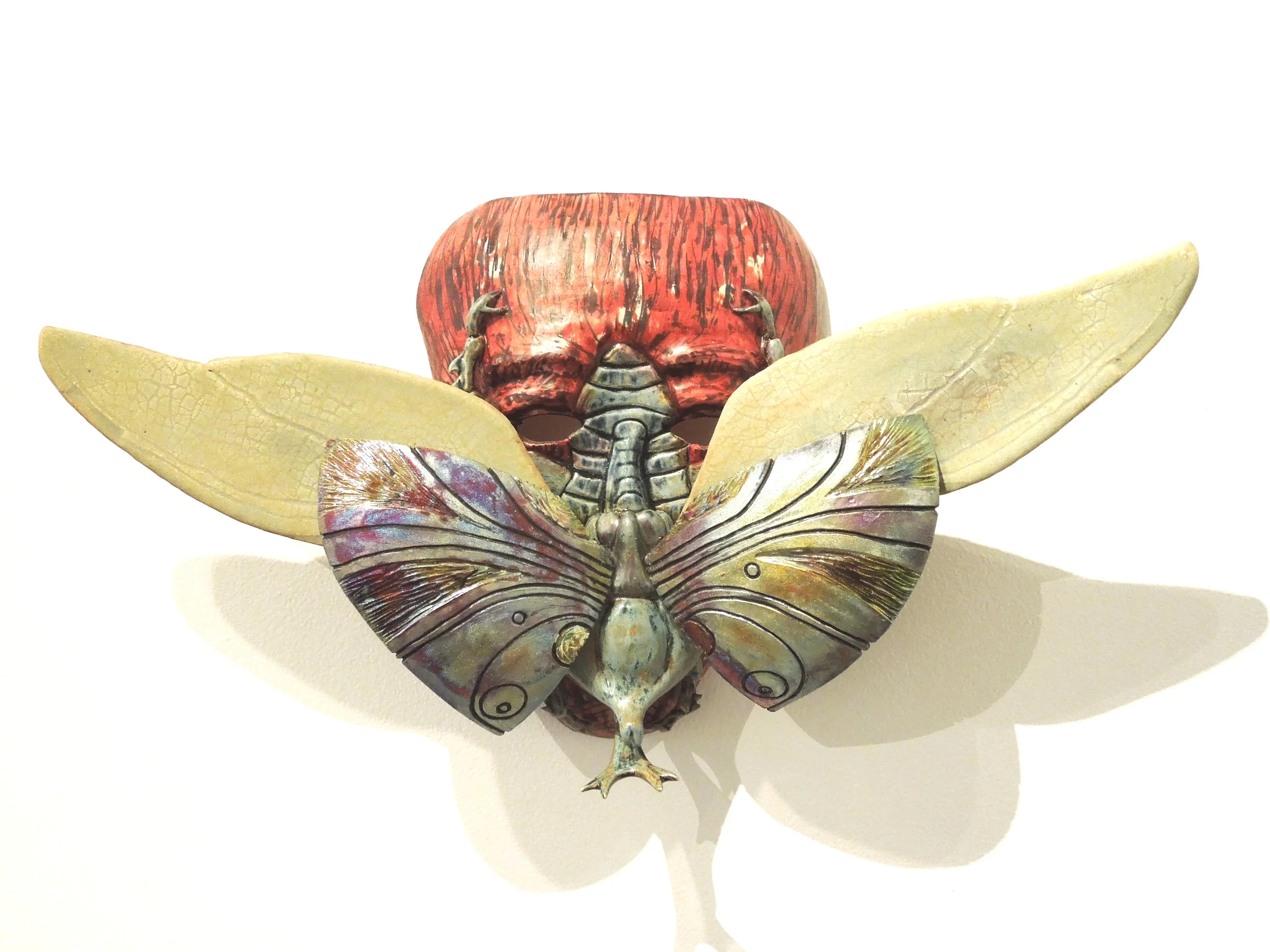 Warrior, (Ceramic, glaze, enamel) 201511” x 21” x 6” | Available for purchase