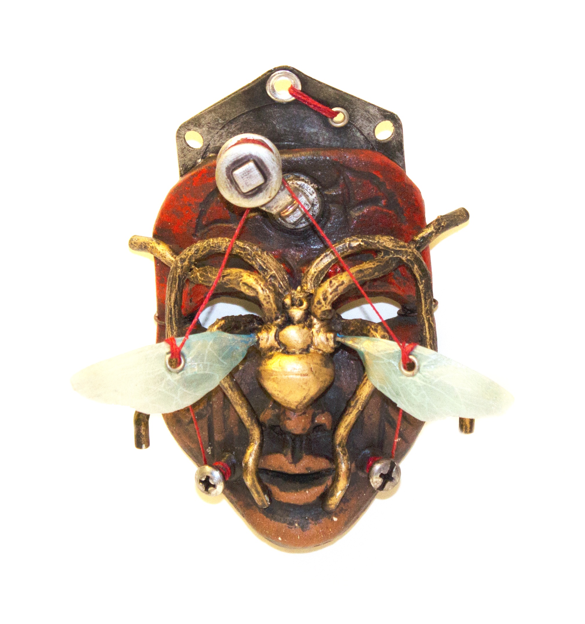 Control, (ceramic, mixed media) 20195” x "4” x 2” | Private Collection