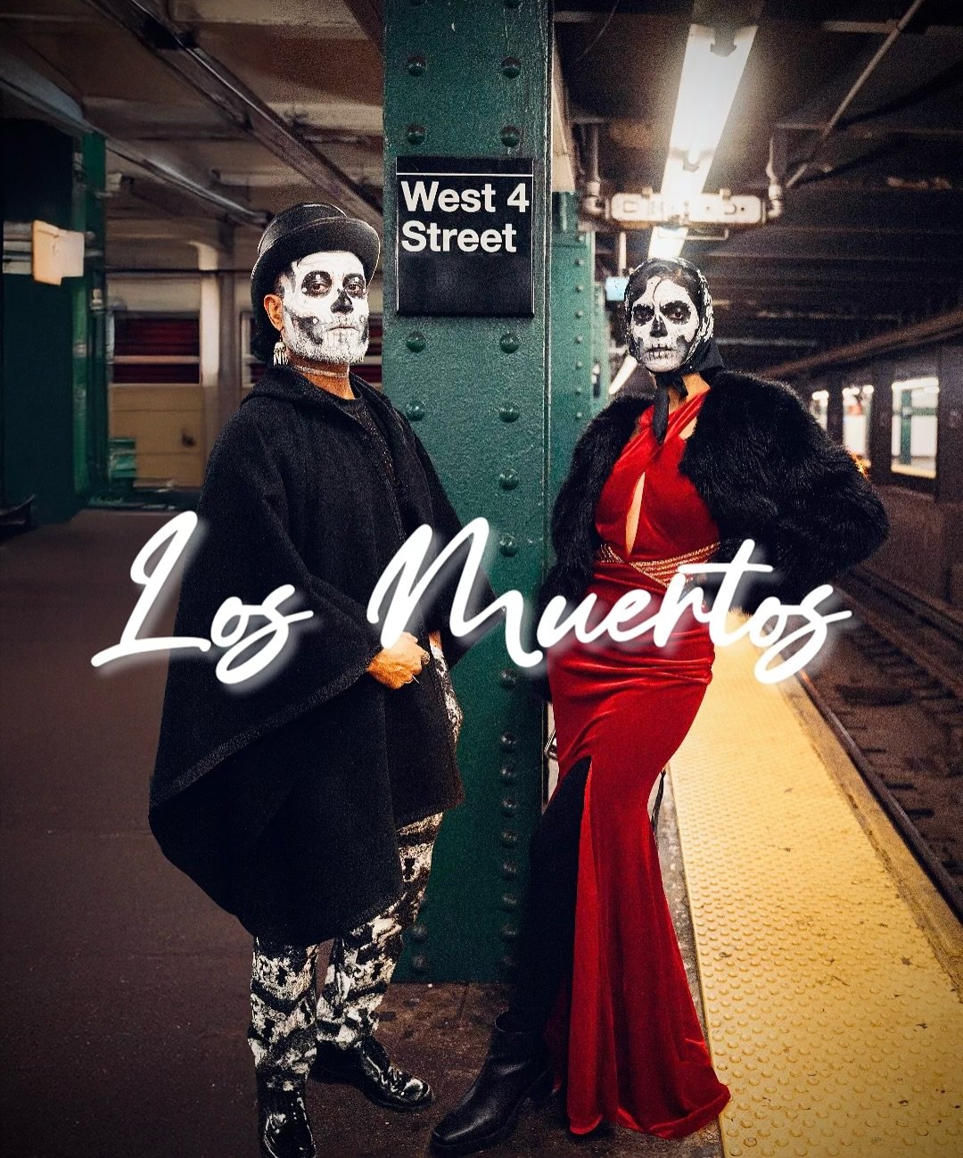 We Dead!!! ☠️ YEAR 3 indulging in our annual tradition celebrating D&iacute;a de Los Muertos and this year felt like being reborn from fire 🔥 Drop a 💀💀💀 if you agree!!!
-
Makeup by the incredible @theworldisburninggg ❤️&zwj;🔥
-
#dialosmuertos #l