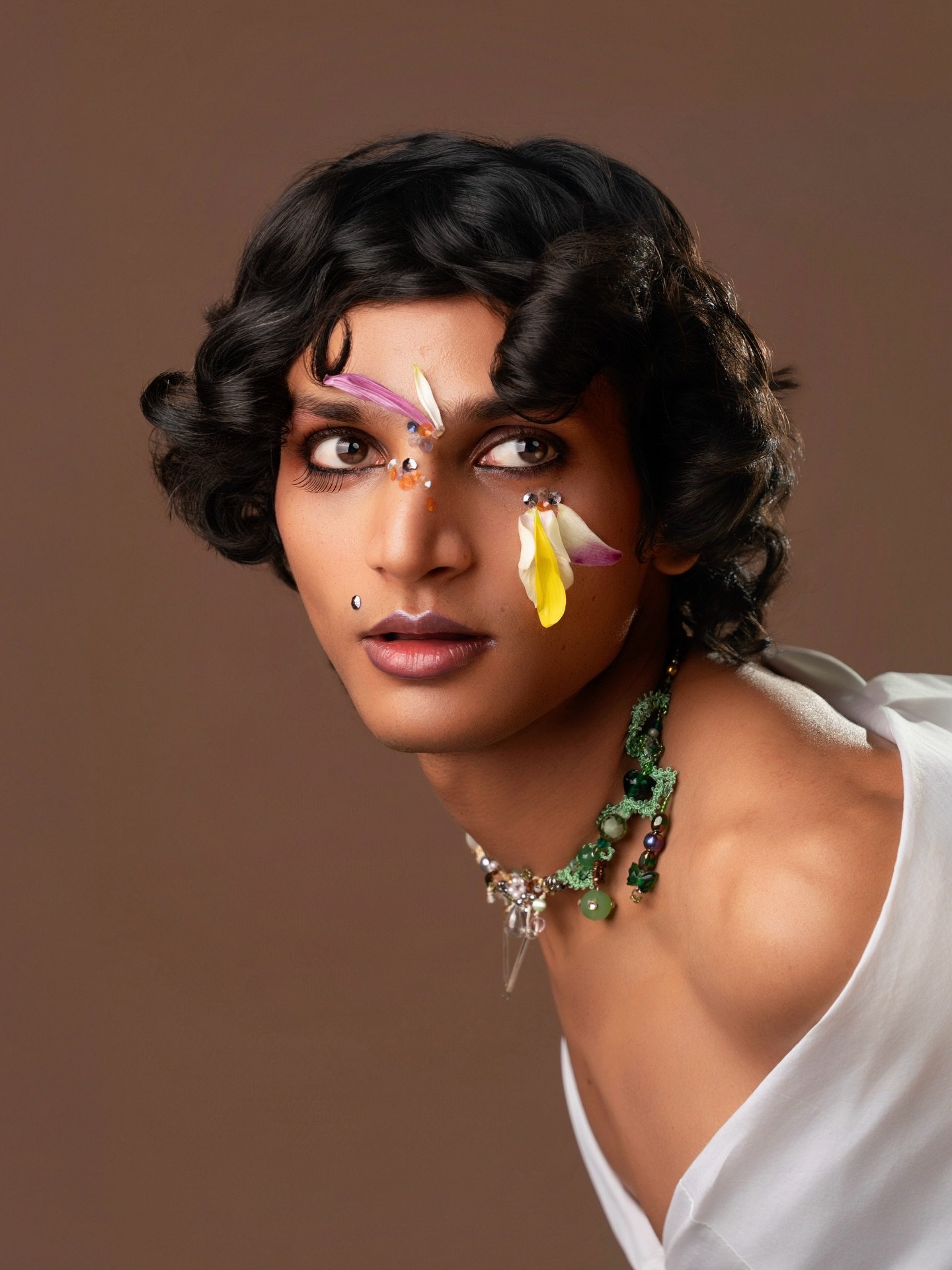 Back to Matunga like I never left! Excited to share this one shot at the studio with Chandrakala &amp; Sheryl. ✨🌕

Model @seeyou_chandrakala 
Photographer @saunakspace 
HMUA @sherylbennett_ @sheryl_bennett99 
Studio @saunakspace, Matunga