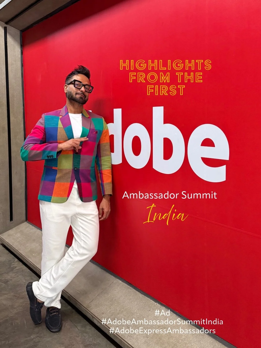 Bye Mumbai (For Now) ✈️ 

This one&rsquo;s for the fam at Adobe Express￼, Mumbai, and full-circle moments.

As I board yet another flight back to New York, I couldn&rsquo;t help but look back at a few highlights from the first Adobe Ambassador Summit
