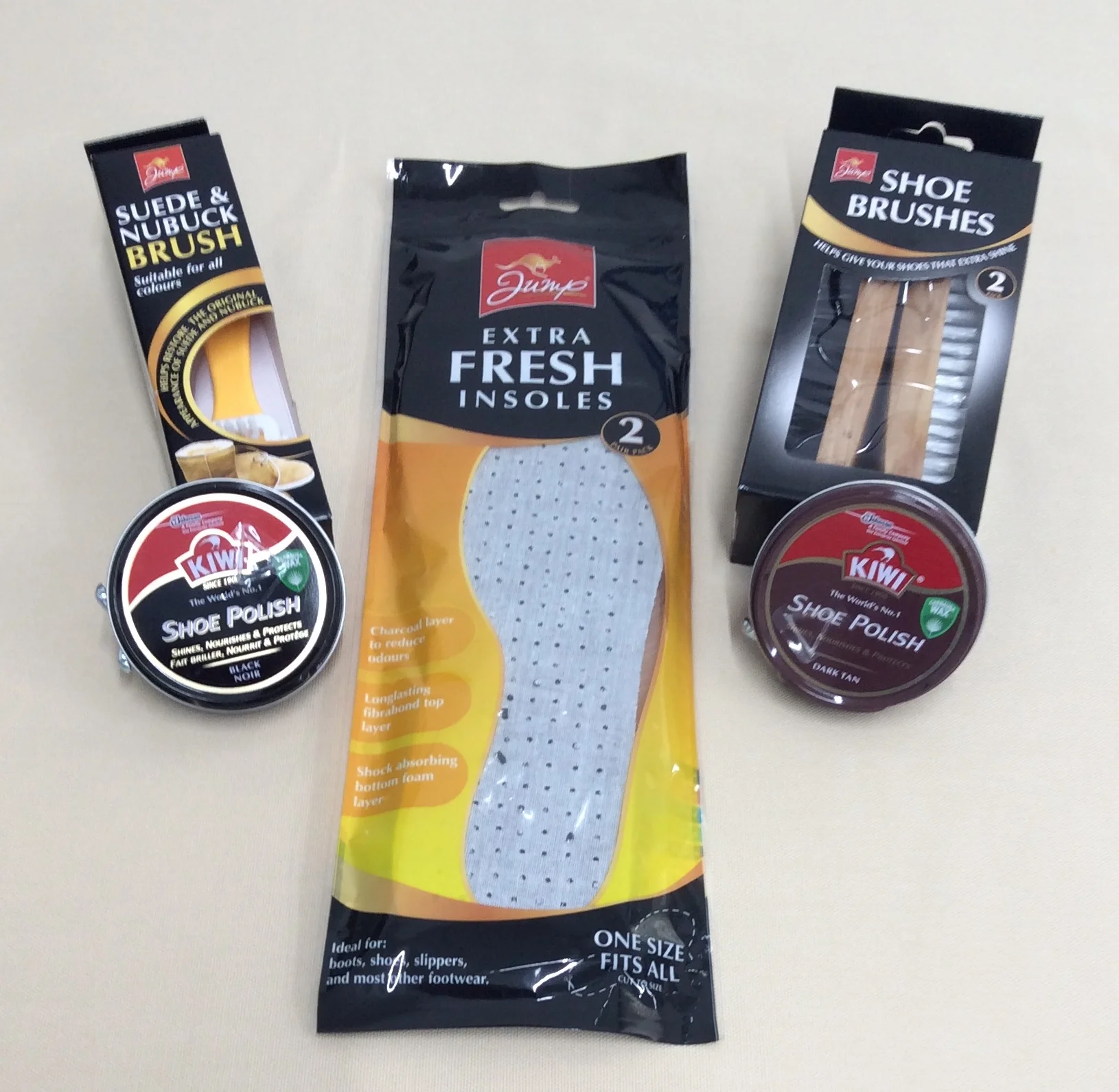 FOOT WEAR ACCESSORIES Everything to keep your shoes looking smart and clean.