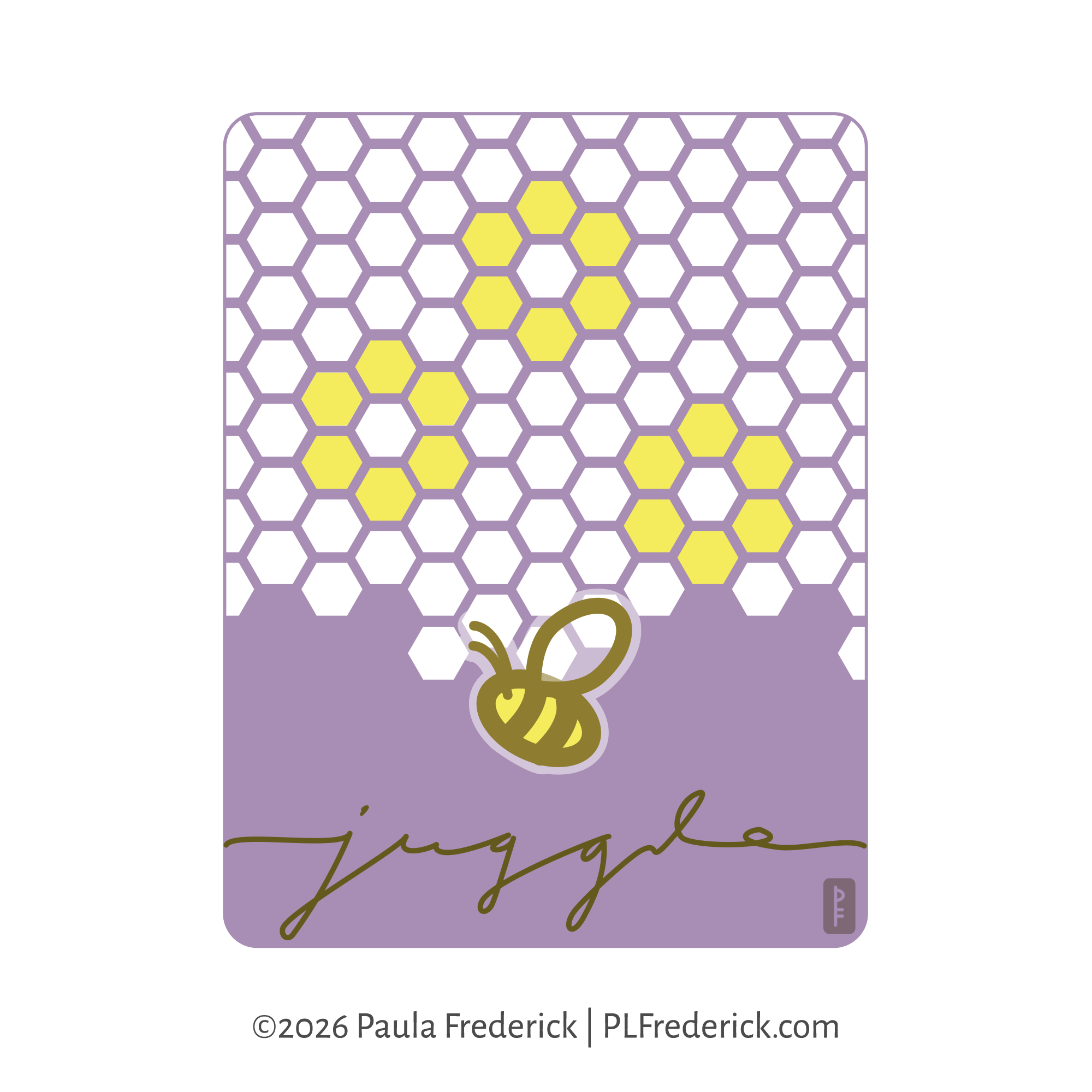 Digital illustration for the concept of juggle. A honeybee has much to juggle, with doing her vital work pollinating plants and making honey, all while trying to survive. | Illustration by Paula Frederick