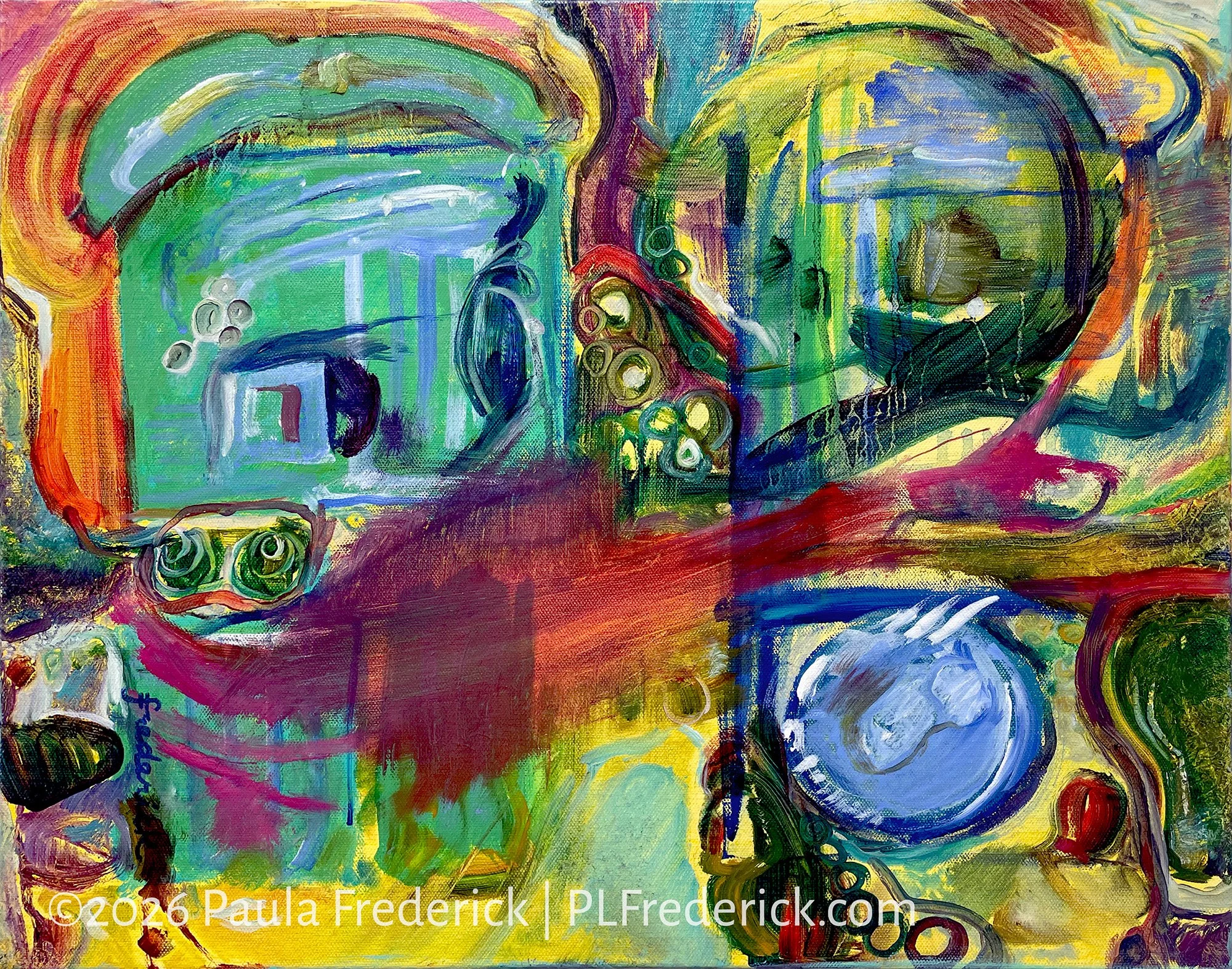 Master Toastblaster | By Paula Frederick | Oil on canvas