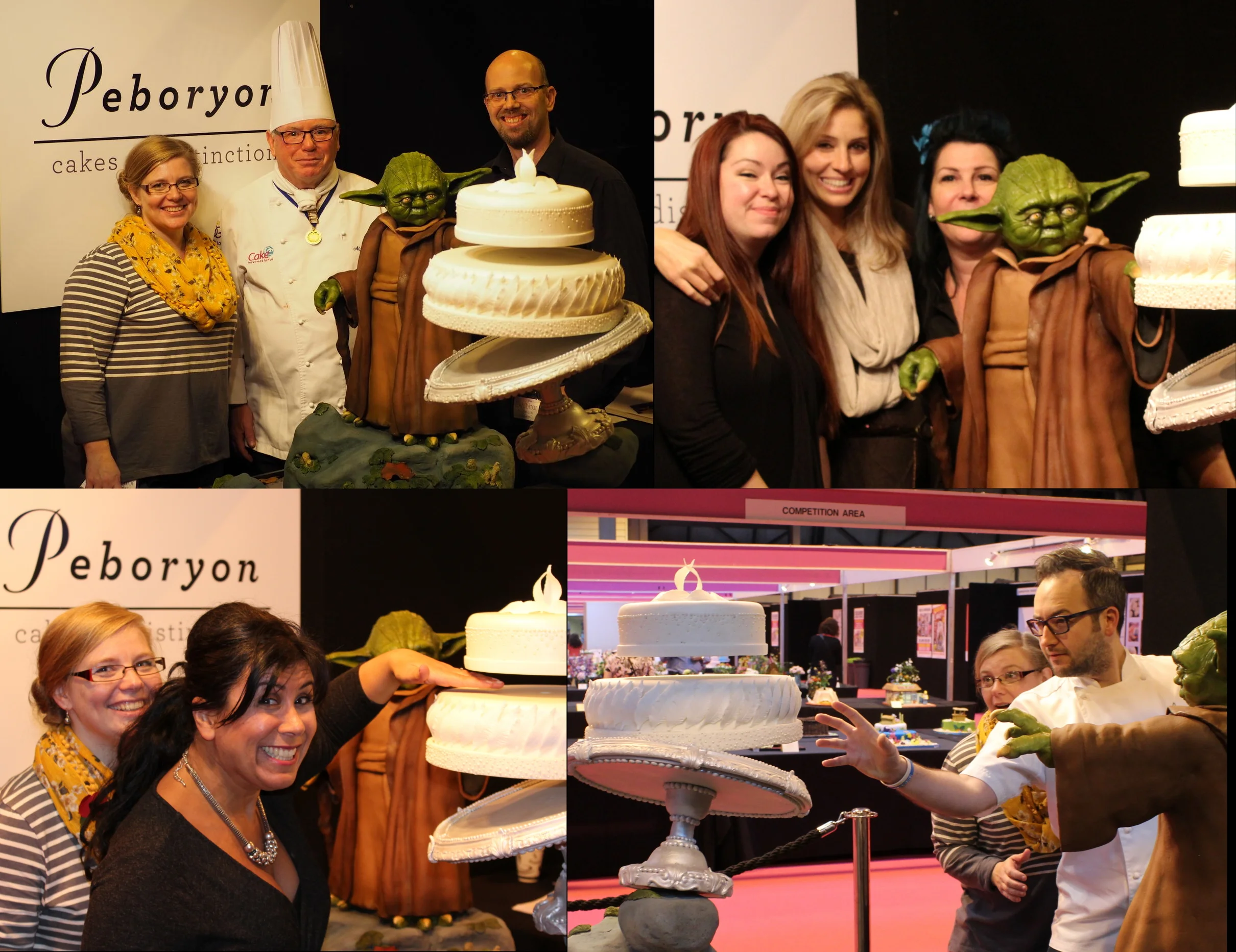 From top left: Alan Shipman (vice chair of judges), Shawna McGreevy, Rosie Cake Diva, Will Torrent