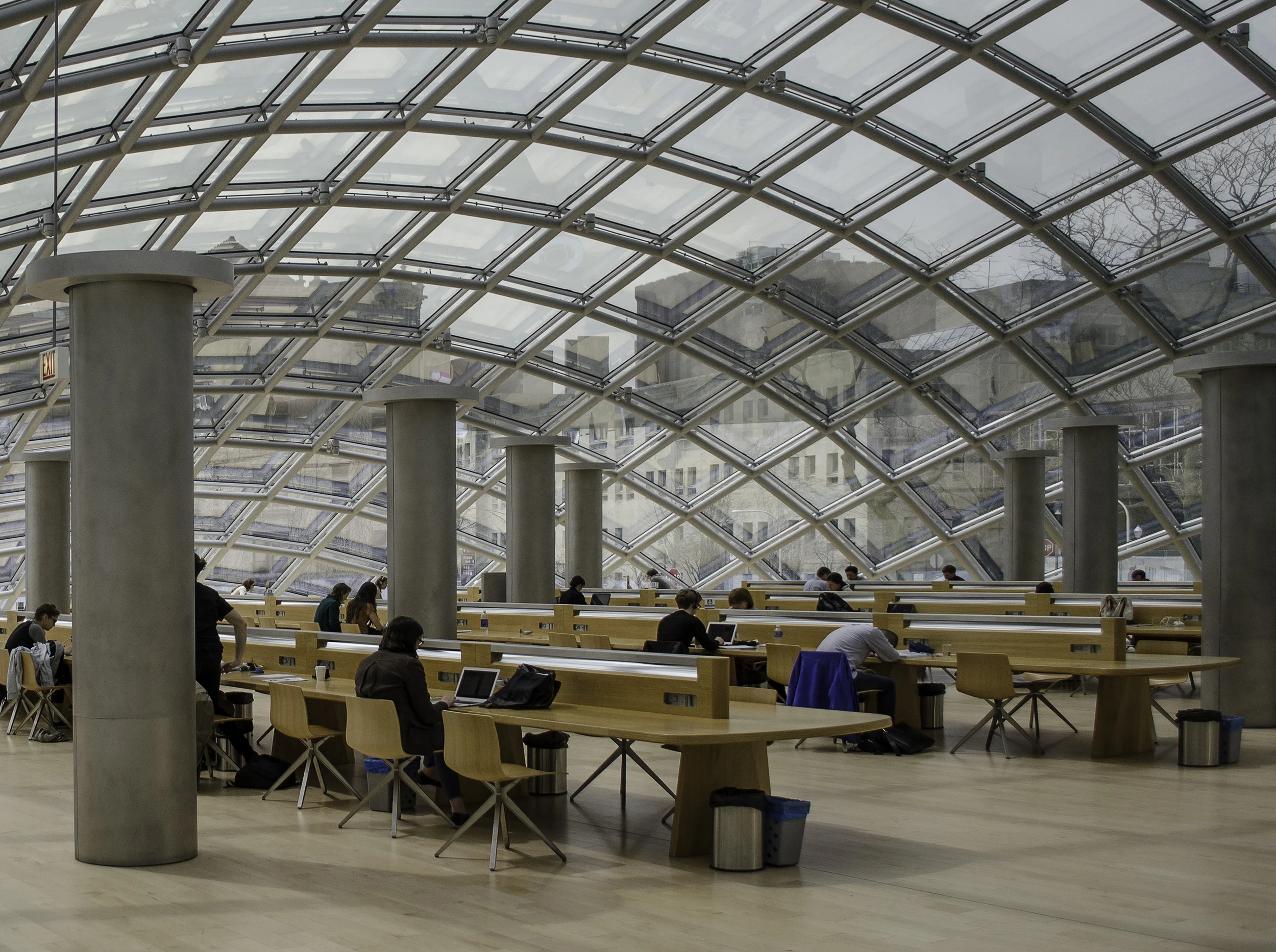 Mansueto Library, University of Chicago. Helmut Jahn, 2011