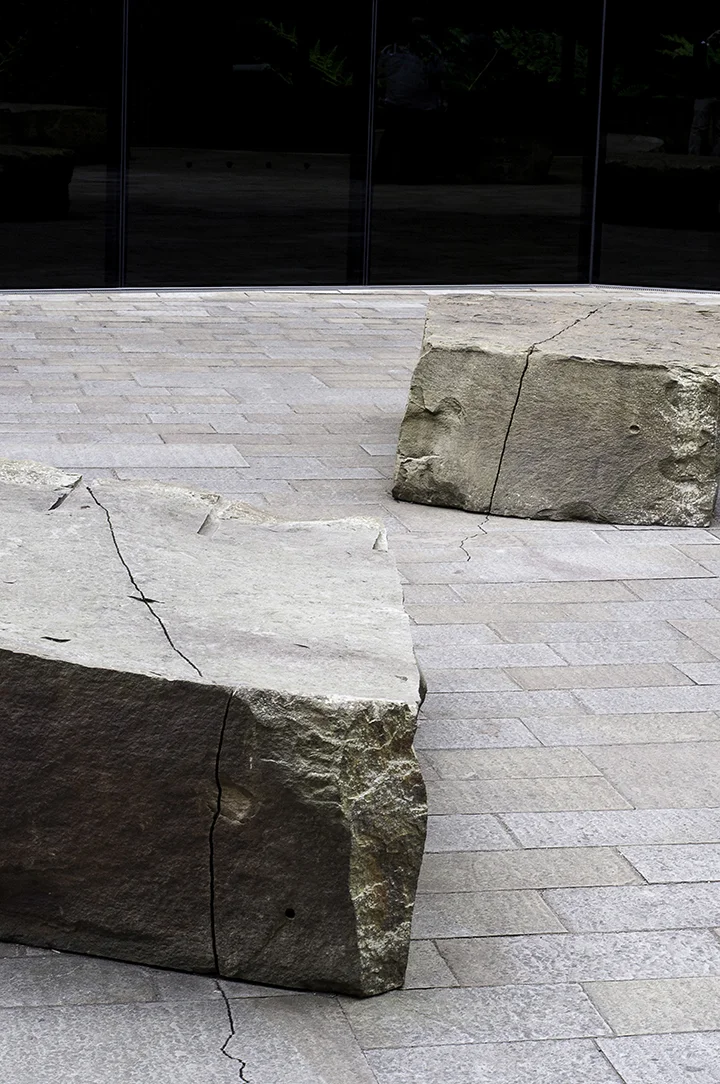 Andy Goldsworthy's Drawn Stone, DeYoung Museum Courtyard