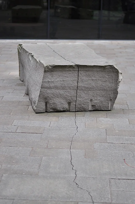 Andy Goldsworthy's Drawn Stone, DeYoung Museum Courtyard