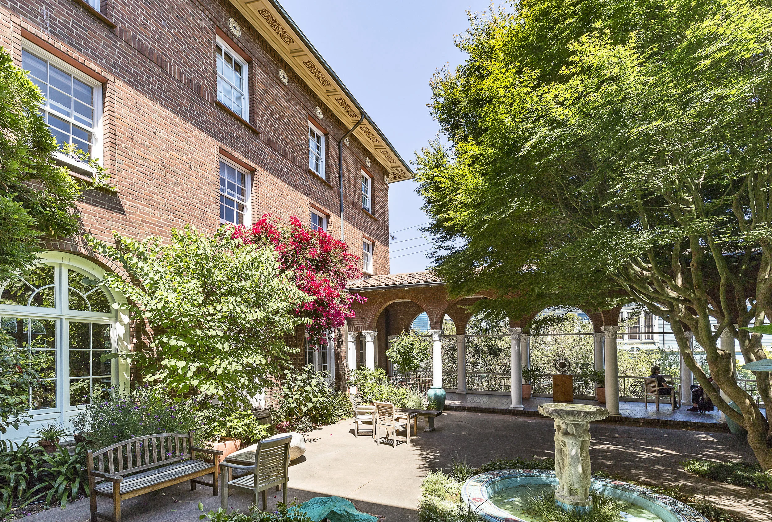 San Francisco Zen Center Courtyard