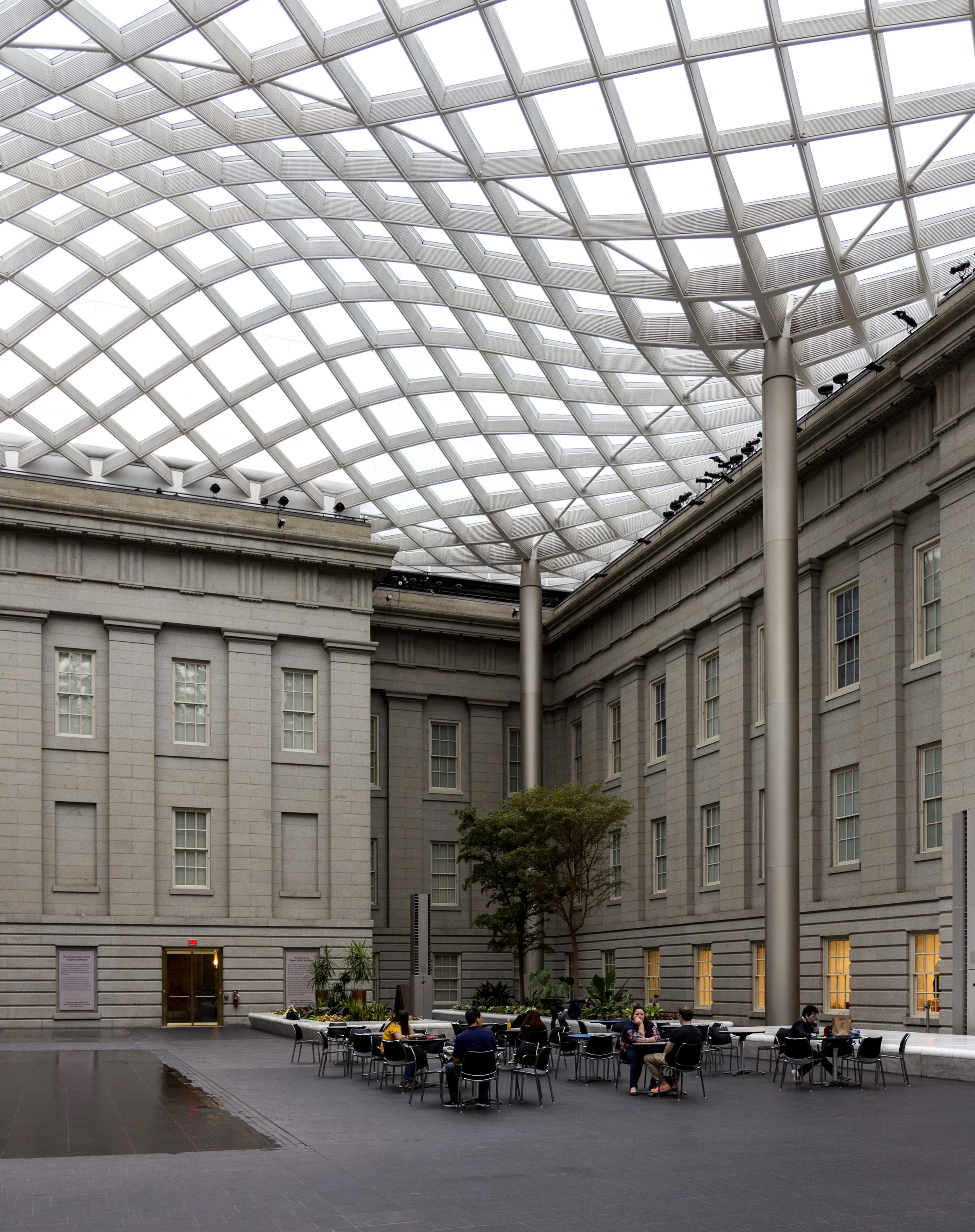 Courtyard, National Portrait Gallery