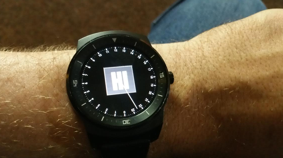 Alan made a custom watch face