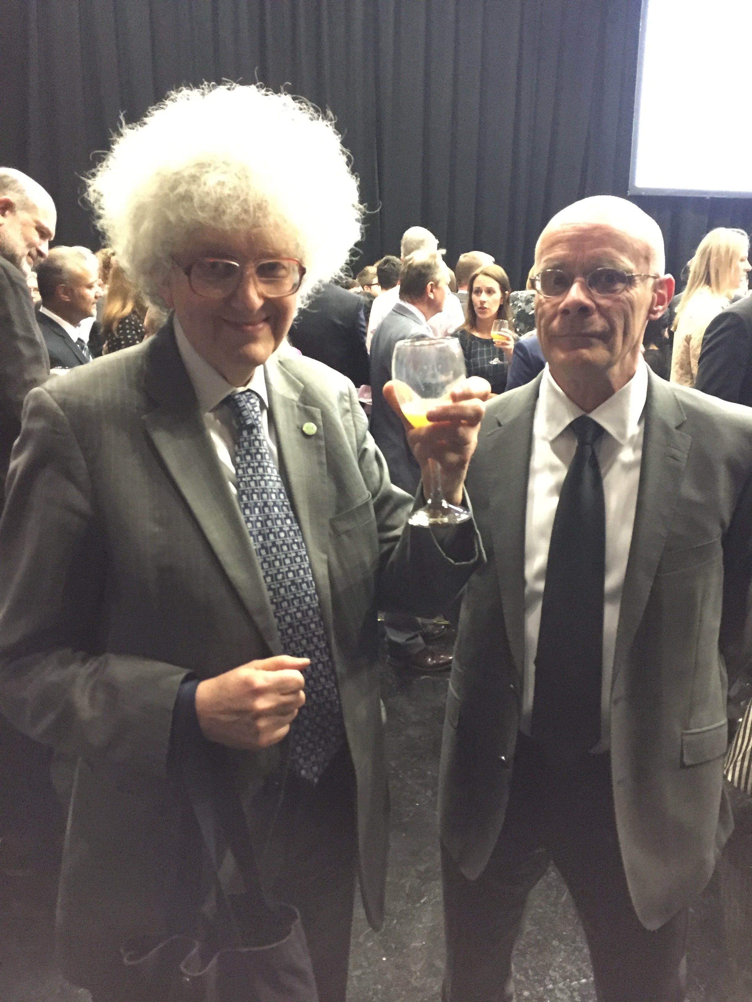 The Prof and Neil from Periodic Videos