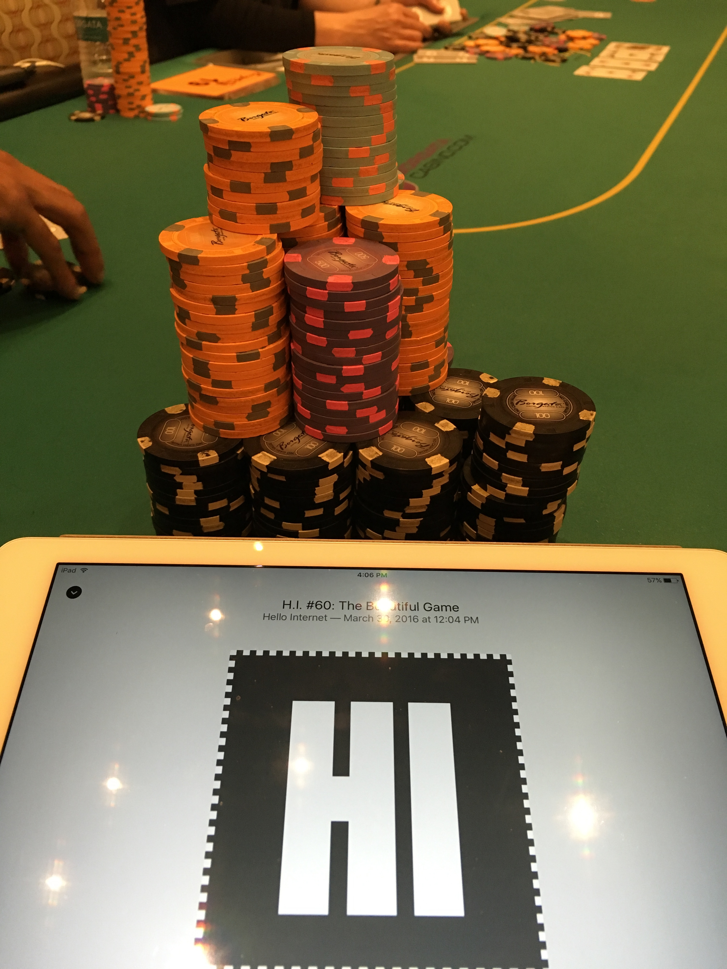 High stakes tournament poker!