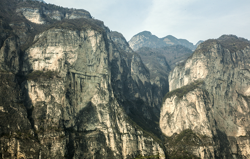 North east of lake Garda, driving into the Alps