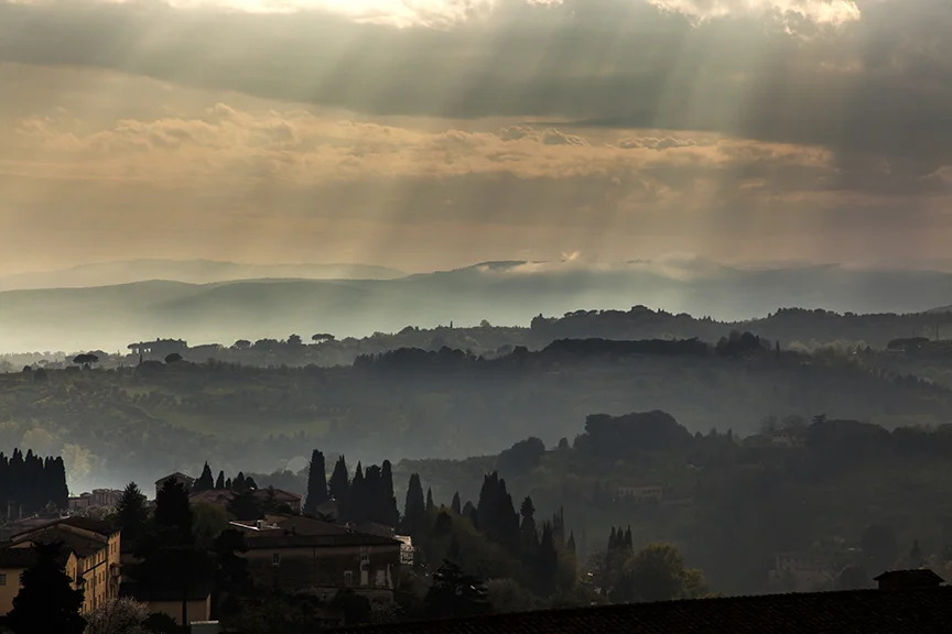 The view from the wall