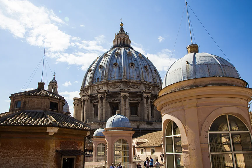 Dome from roof
