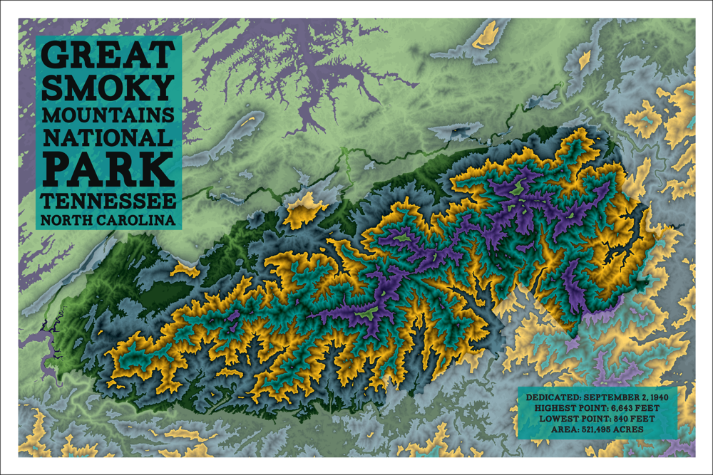 Great Smoky Mountains National by National Geographic Maps