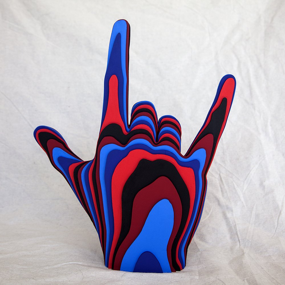 Friendly Neighborhood Hand Sculpture — Beatnik Prints