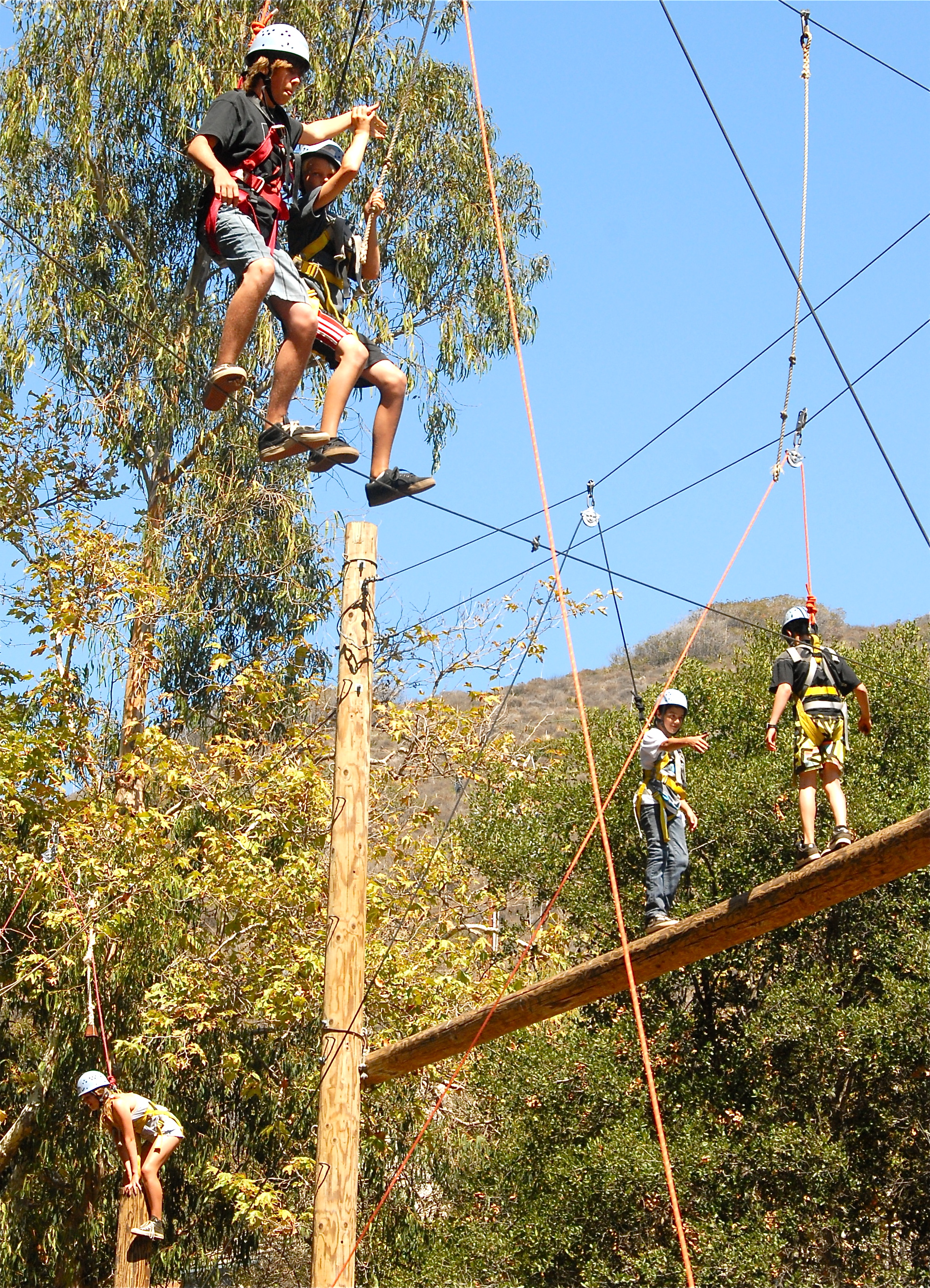 Hess Kramer ropes course two events.jpg