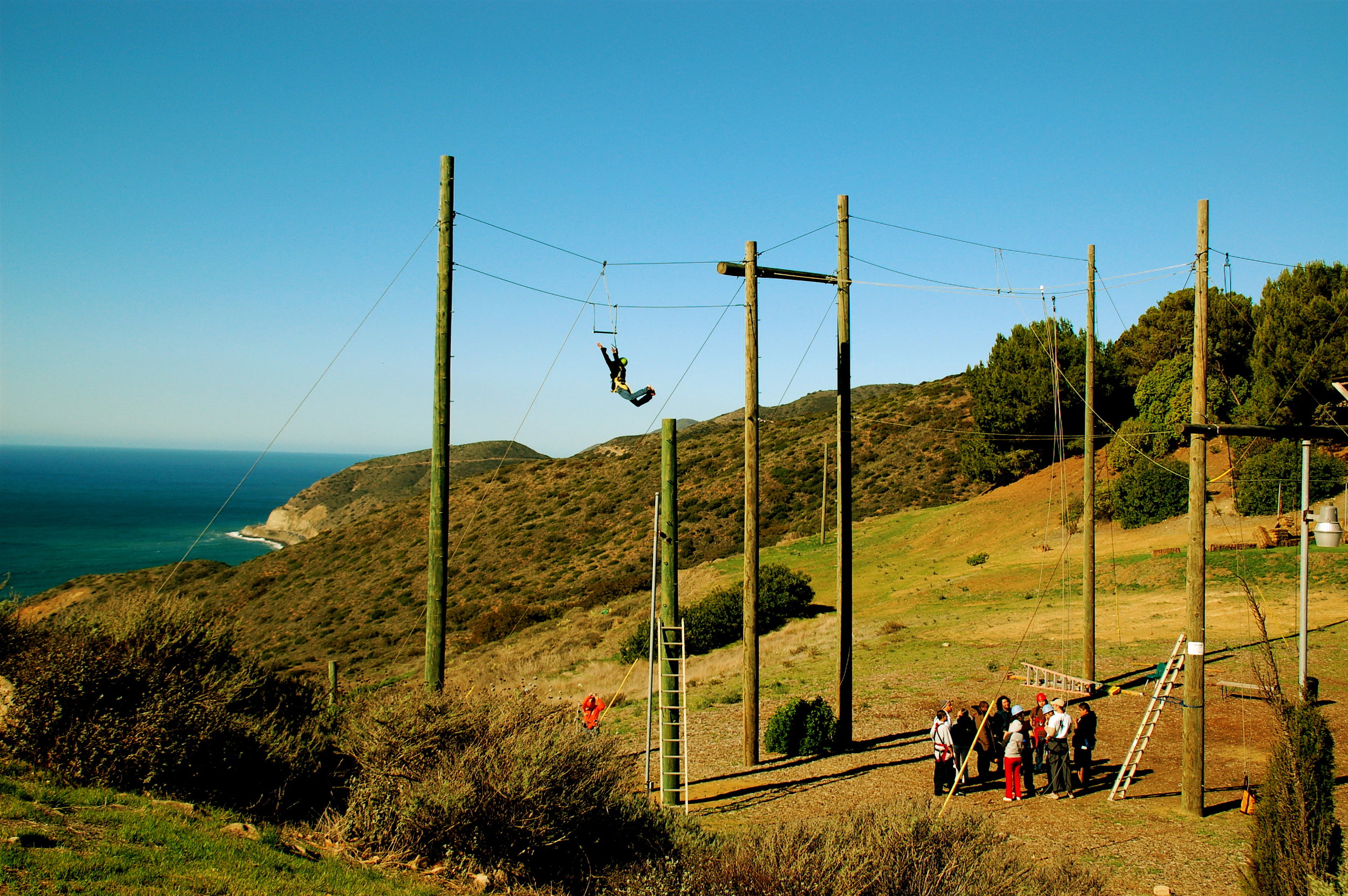 Gindling Hilltop High Ropes Course Malibu Overview.JPG